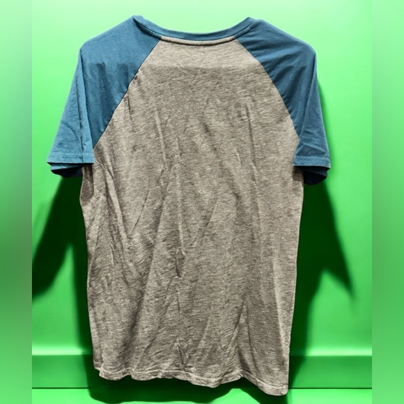 Urban pipeline Gray Blue Men's Raglan Shirt MEDIUM - Picture 2 of 3